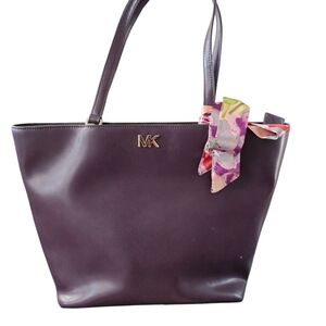 #64 Michael Kors Purple Tote Bag